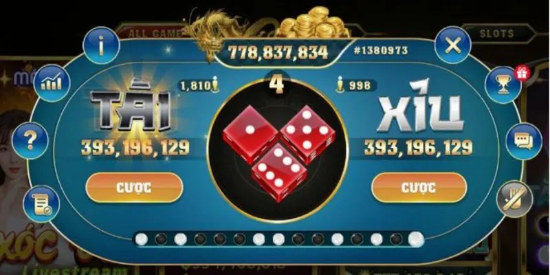 Game Tài xỉu rút tiền mặt nhận thưởng nhanh
