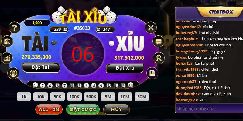 tài xỉu cân bằng