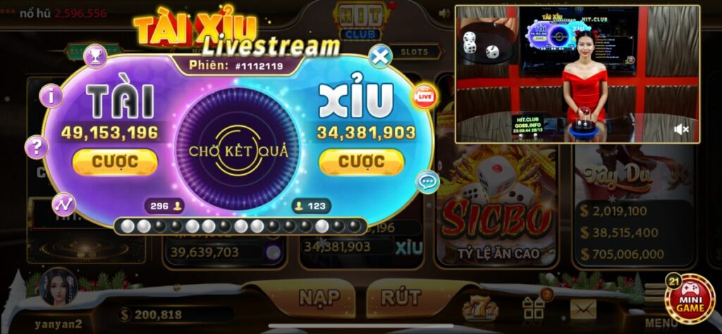 Game tài xỉu Hitclub